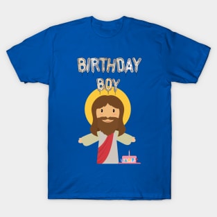 birthday boy jesus christ christmas T-Shirt